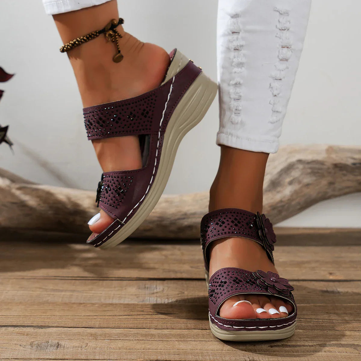 Yara | Sandales Tressées