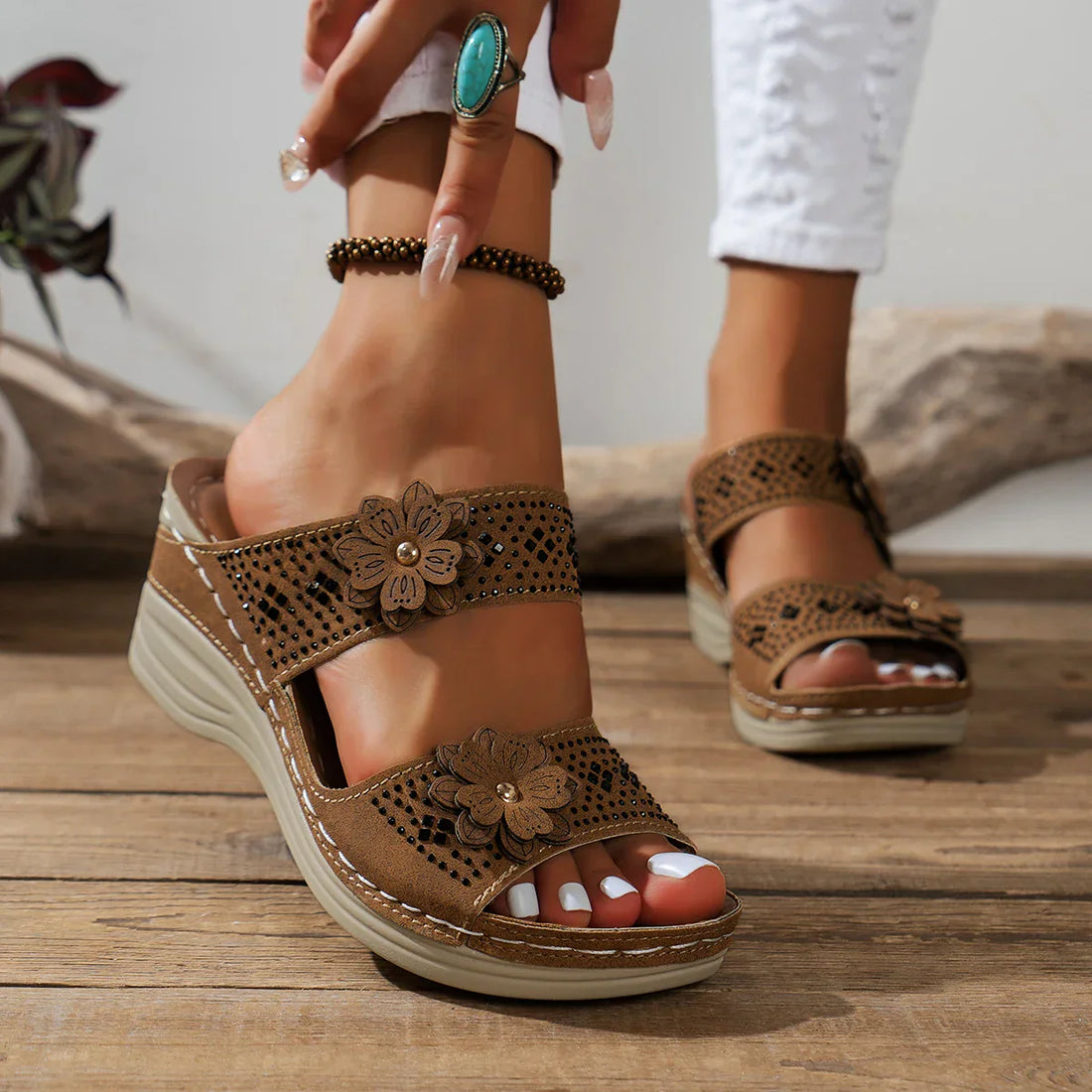 Yara | Sandales Tressées