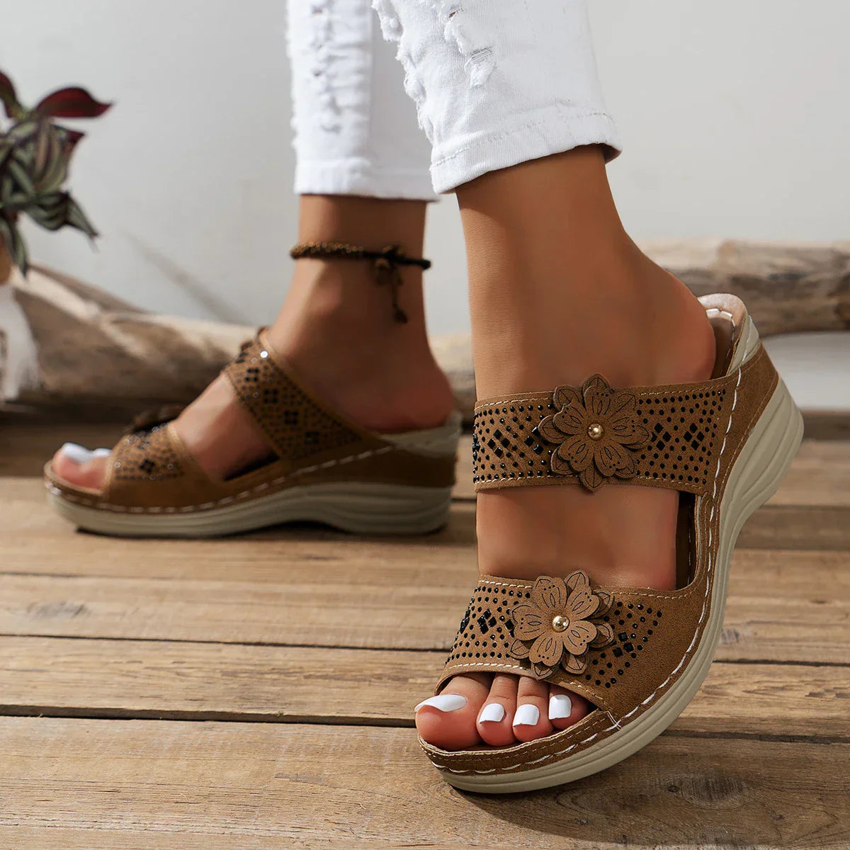 Yara | Sandales Tressées