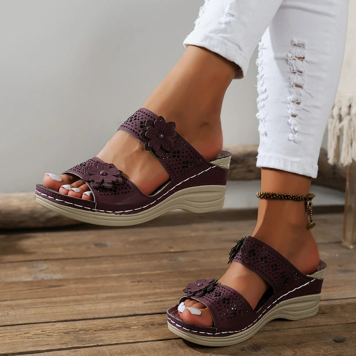 Yara | Sandales Tressées